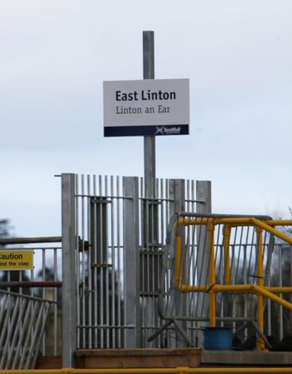East Linton Station Construction - 2023-03-17